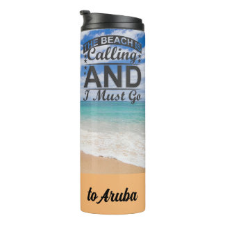 Ik moet naar Aruba Thermal Tumbler Thermosbeker