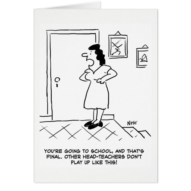 Ik moet naar school. Jij bent de hoofdleraar (Voorkant)