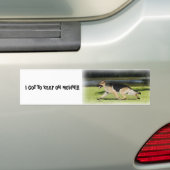 IK MOET OP MOVIN HOUDEN!!! BUMPERSTICKER (Op auto)