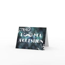 Ik Moet U Een Vraag Stellen Bokeh Lichten Uitnodig