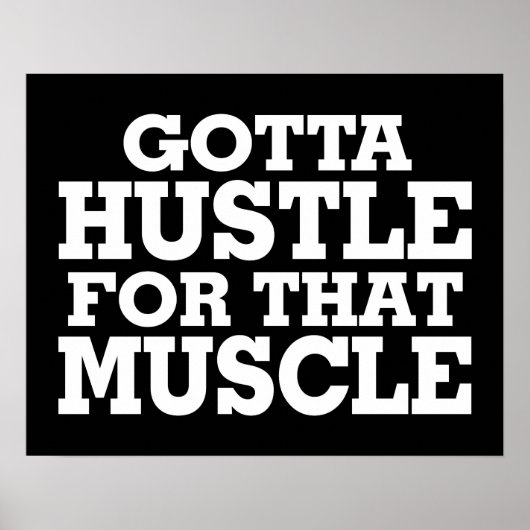 Ik moet voor die spier wit zijn. poster (Voorkant)