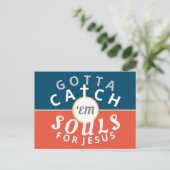 Ik moet ze voor Jezus pakken Briefkaart (Staand voorkant)