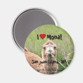 Ik ♥ Mona! Magneet (Voorkant / Achterkant)