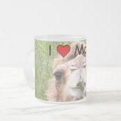 Ik Mona. Matglas Koffiemok (Voorkant links)