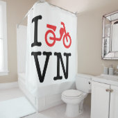 Ik motor Vietnam Douchegordijn (In situ)