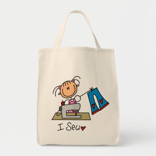 Ik naai tote bag (Voorkant)