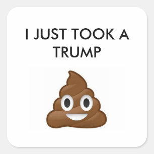 Ik nam een Trump sticker