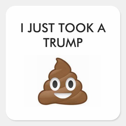 Ik nam een Trump sticker (Voorkant)