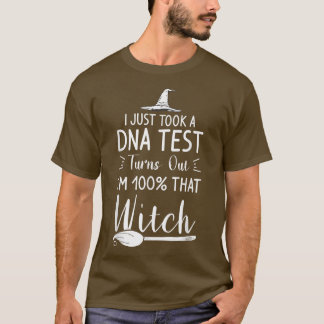 Ik nam gewoon een DNA-test... en ik ben 100 die Wi T-shirt