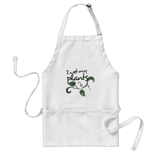 Ik nat mijn planten standaard schort (Voorkant)