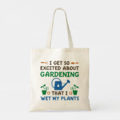 Ik nat Mijn Planten Tote Bag (Achterkant)
