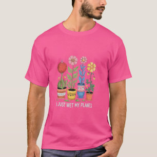 Ik nat mijn Planten tuinieren Plant minnaar vrouwe T-shirt