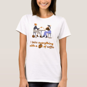Ik neem alles mee met koffie Quote Girls Friends T-shirt