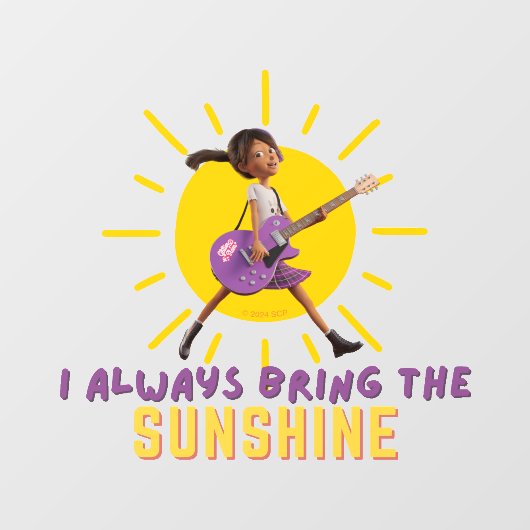 Ik neem altijd de zon mee raamsticker (Vel)