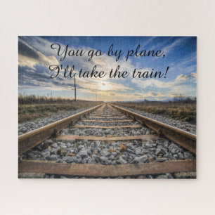 Ik neem de trein legpuzzel