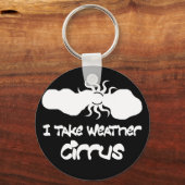 Ik neem een weercirrus sleutelhanger (Voorkant)