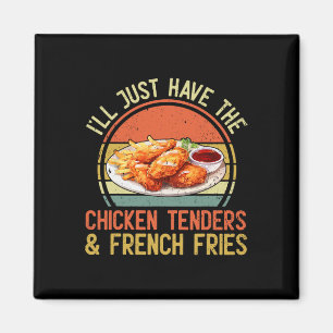 Ik neem gewoon de kipnuggets en friet magneet