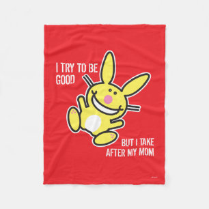 Ik neem mijn moeder na fleece deken