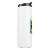 Ik neem onze beslissingen bier thermosbeker (Gedraaid links)