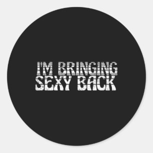 Ik neem Y Ck T-shirt Retro Vaderdag Cadeau Ronde Sticker