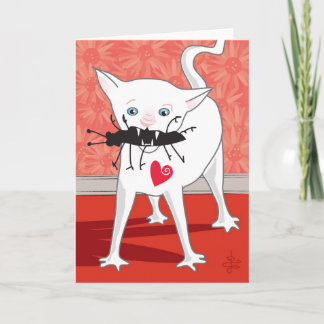 "Ik Nngh Yuh" (van de Cartoon van de Pride)... Kaa Feestdagen Kaart