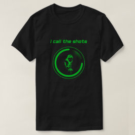 Ik noem de schoten citaat helder groen T-Shirt