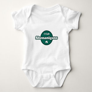 Ik noem Shenanigans Cute Irish Gezegde Romper