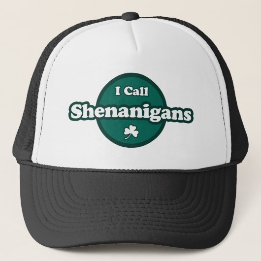 Ik noem Shenanigans Cute Irish Gezegde Trucker Pet (Voorkant)