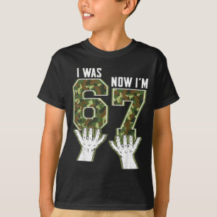 Ik Nu Camo 6 7 Verjaardag Bday T-shirt