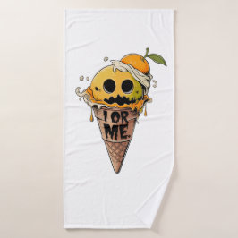 Ik of ik, schattige ijskreet bad handdoek