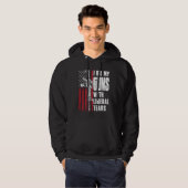 Ik olie mijn Pistolen met liberale tranen Pistool  Hoodie (Voorkant volledig)
