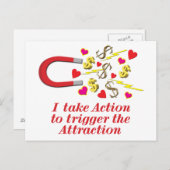 Ik onderneem actie om het Attraction Briefkaart te (Voorkant / Achterkant)