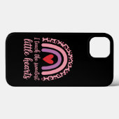 Ik Onderwijs De Mooiste Harten Regenboog Leraar Case-Mate iPhone Case (Achterkant (horizontaal))