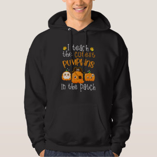 Ik Onderwijs De Schattigste Pompoenen In De Patch Hoodie