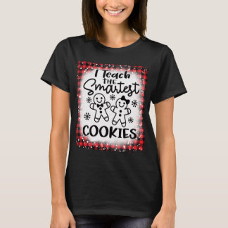 Ik Onderwijs De Slimste Koekjes Gingerbread Leraar T-shirt
