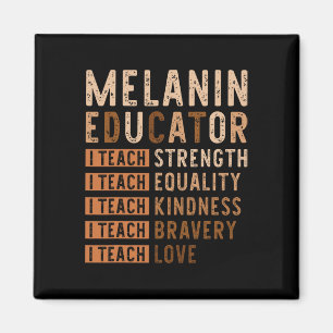 Ik Onderwijs Liefde Zwarte Geschiedenis Maand Afro Magneet