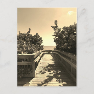 Ik ontmoet me op het strand briefkaart