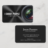 Ik ontspruit mensen - Professionele Fotograaf Visitekaartje (Voorkant / Achterkant)