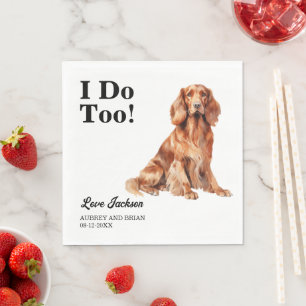 Ik ook! Irish Setter Dog Pet Servet