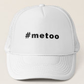Ik ook, #metoo, pride Black letters Trucker Pet (Voorkant)