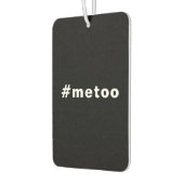 Ik ook, #metoo, trots zwarte witte auto luchtverfrisser (Links)