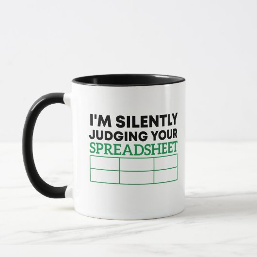 Ik oordeel je spreadsheet Data Analyst. Mok (Links)