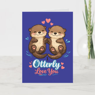 Ik Otterly Houd van Jou Kaart