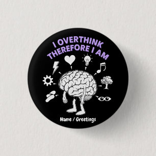 Ik overdenk daarom dat ik een grappige gewoonte be ronde button 3,2 cm