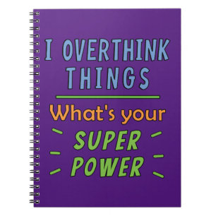 Ik overdenk dingen notitieboek