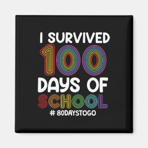 Ik overleefde 100 dagen op school 80 dagen om naar magneet