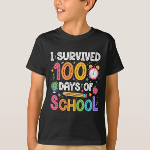 Ik overleefde 100 dagen van 10 leerlingen t-shirt