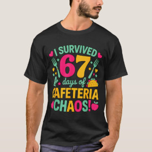 Ik overleefde 67 dagen cafetariaterreur Cute Food T-shirt