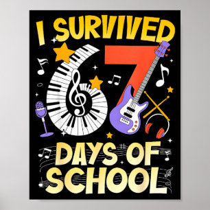 Ik overleefde 67 dagen schoolmuziek cl jongen meis poster
