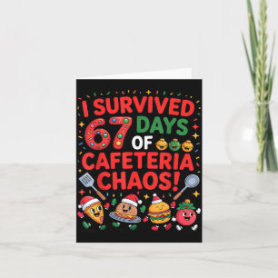 Ik overleefde 67 dagen van schoolrestaurant chaos kaart